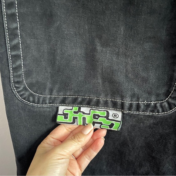 Vintage 90s JNCO Black Trog Jeans - 30", Unisex 🇺🇸 - Picture 4 of 15